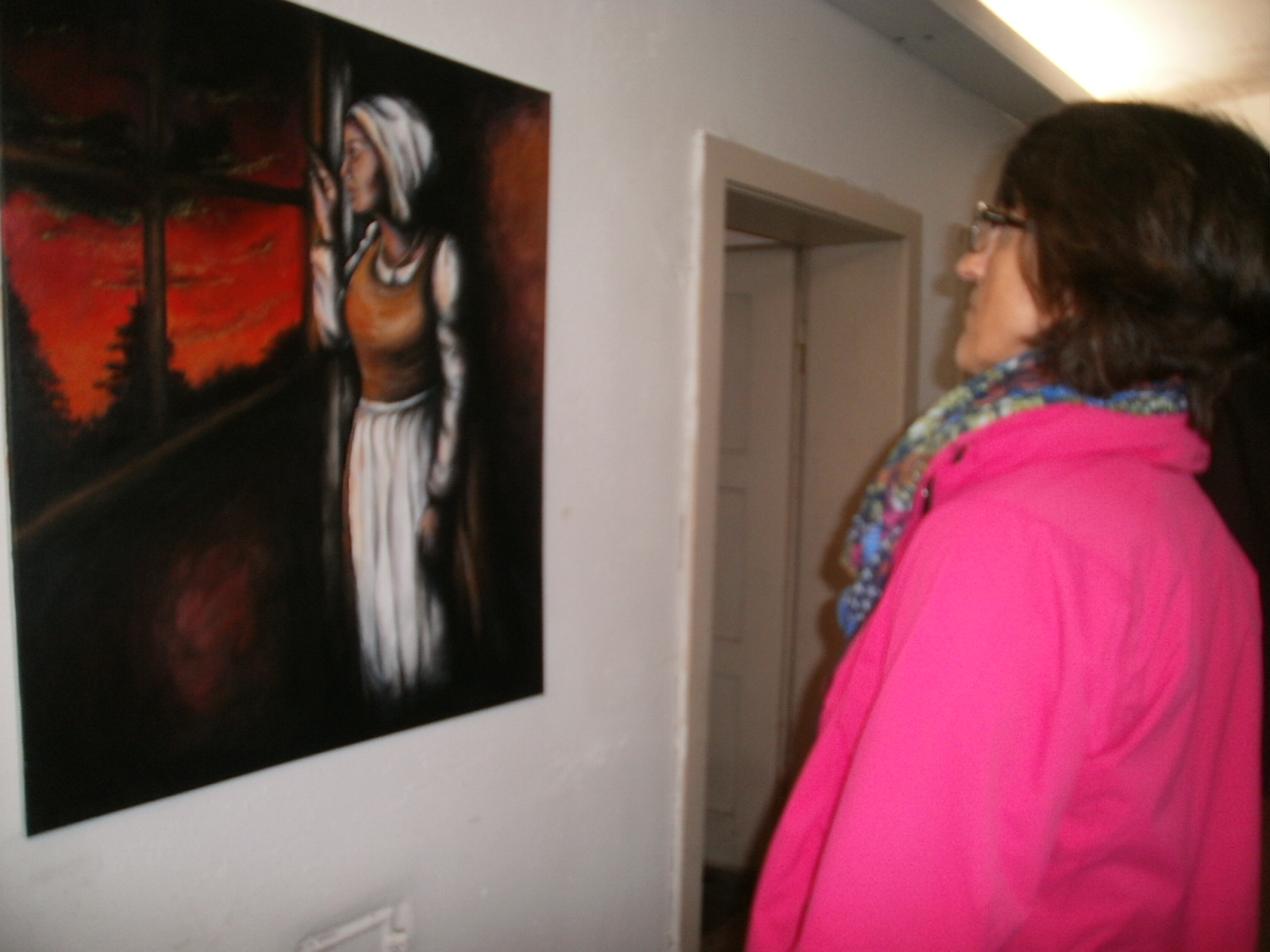 Die dezentral präsentierten Kunstwerke der Ahoj-16-Herbstausstellung fanden bei den Besuchern großes Interesse.
