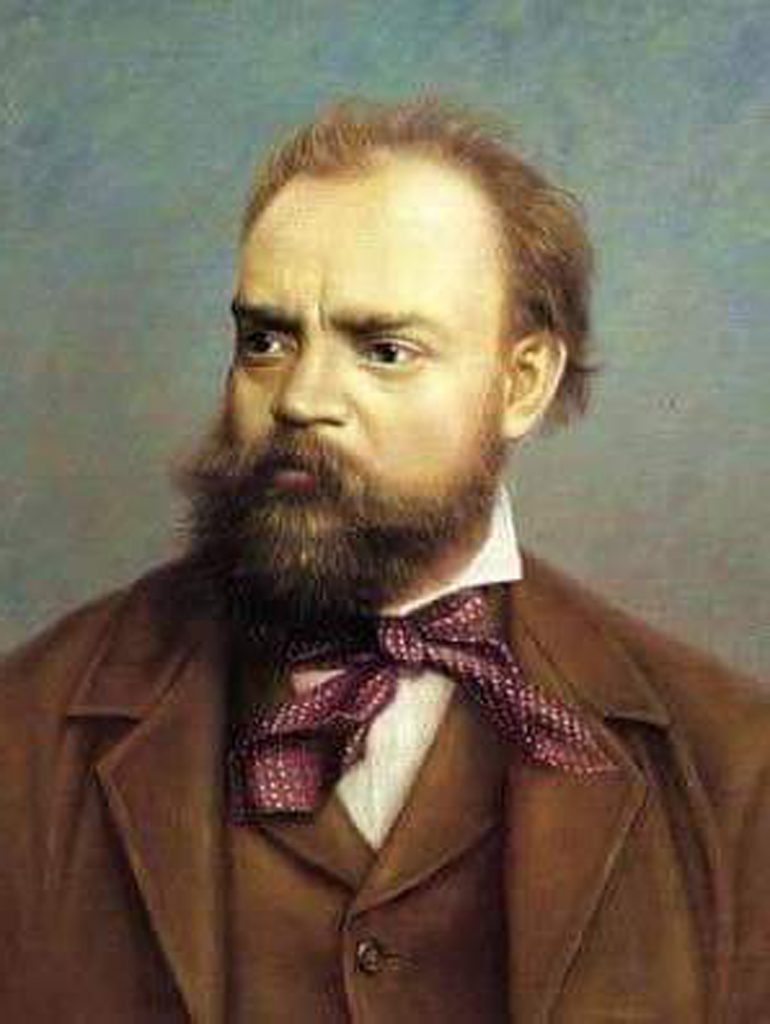 Antonín Dvořák (1841 - 1904) während seines Amerika Aufenthalts von 1892 bis 1895.